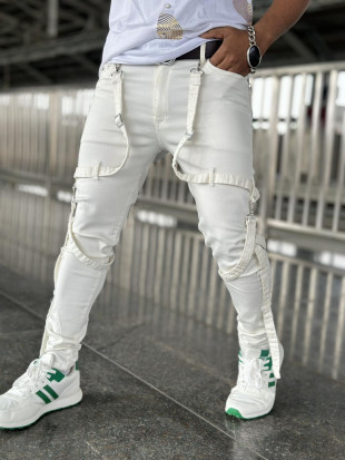 Michael New Hip-Hop Pant-White