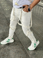 Michael New Hip-Hop Pant-White