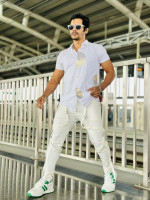 Michael New Hip-Hop Pant-White