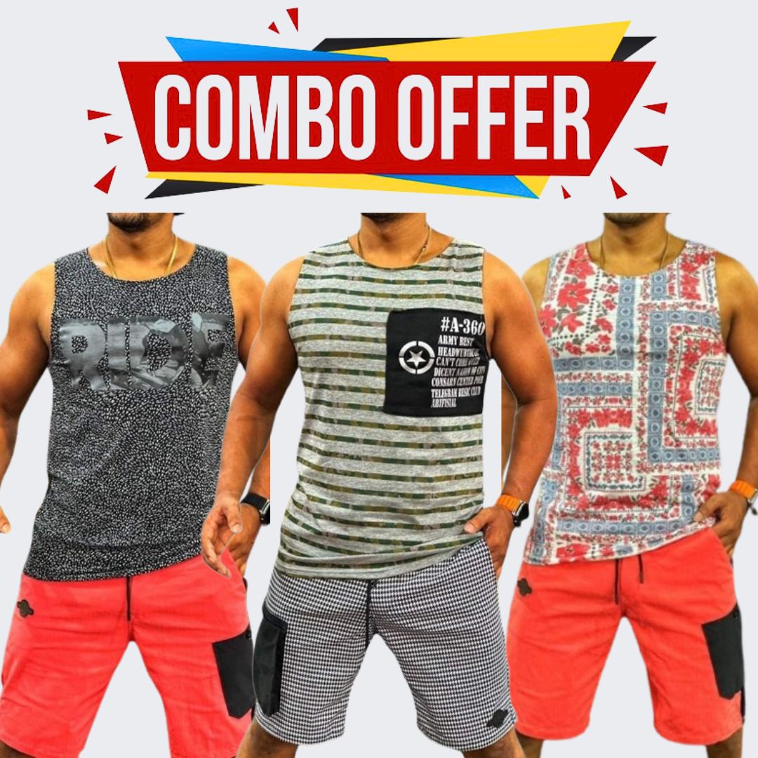 Combo Fitness T-shirt for Men