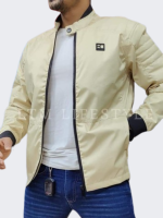 Men Solid Bomber Jacket