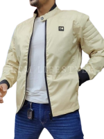 Men Solid Bomber Jacket