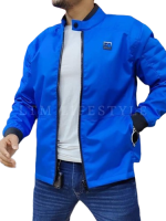 Men Solid Bomber Jacket