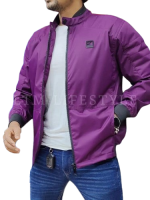 Men Solid Bomber Jacket