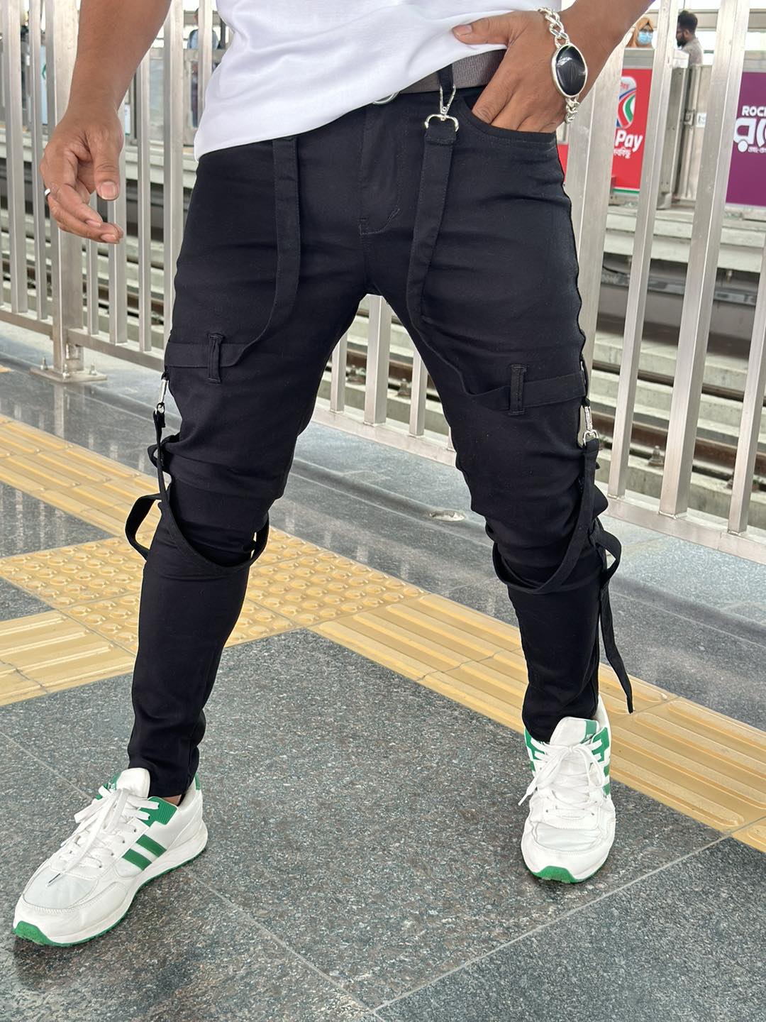 Michael New Hip-Hop Pant-Black