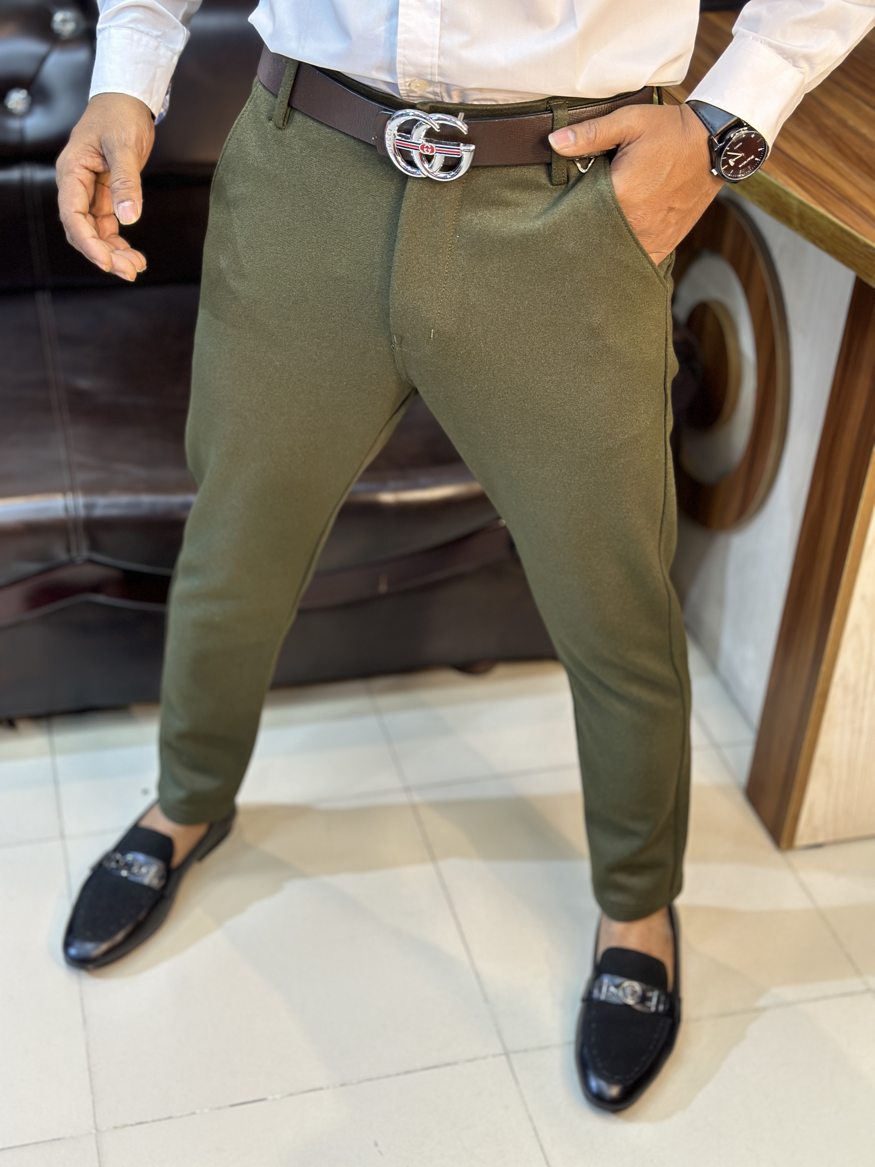 Men’s Premium Gabardine Pant - Olive